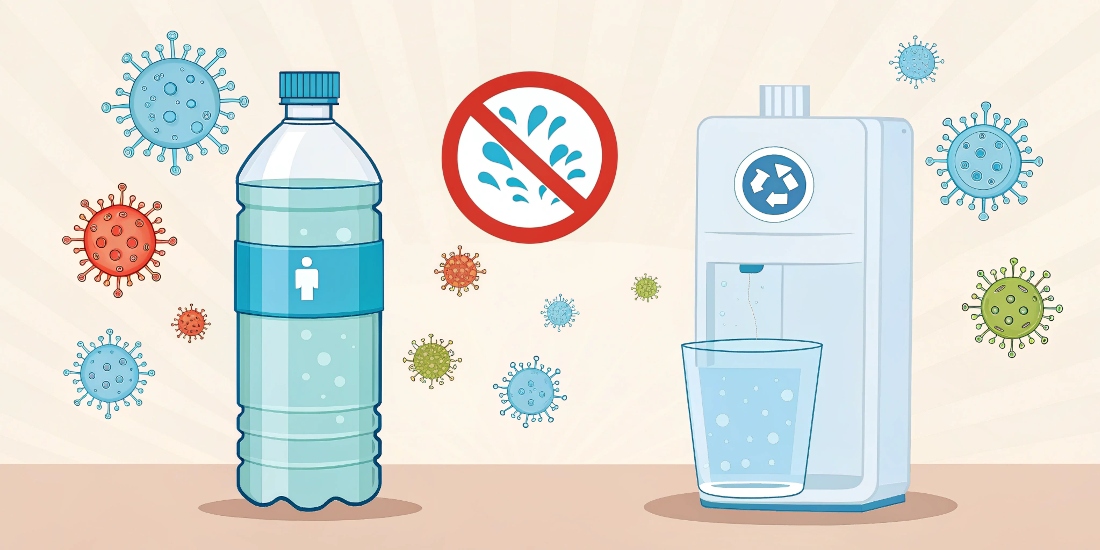 refilling recycled water bottles safety