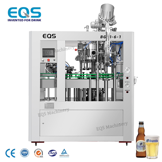 High Technology Automatic Beer Bottle Filling Machine For Beer Bottle Filling And Capping