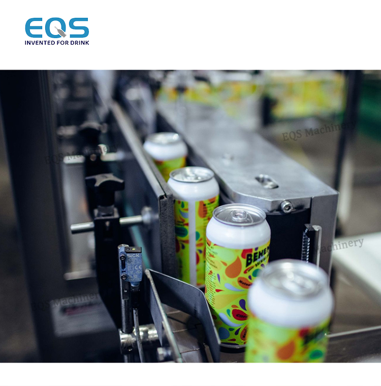 Customized automatic alcoholic beverage beer cans filling machineand sealing machine