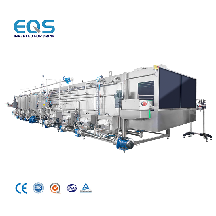 Cooling Warming Heating Sterilizing Line Juice Dairy Drink Beer Pasteurizer Tunnel