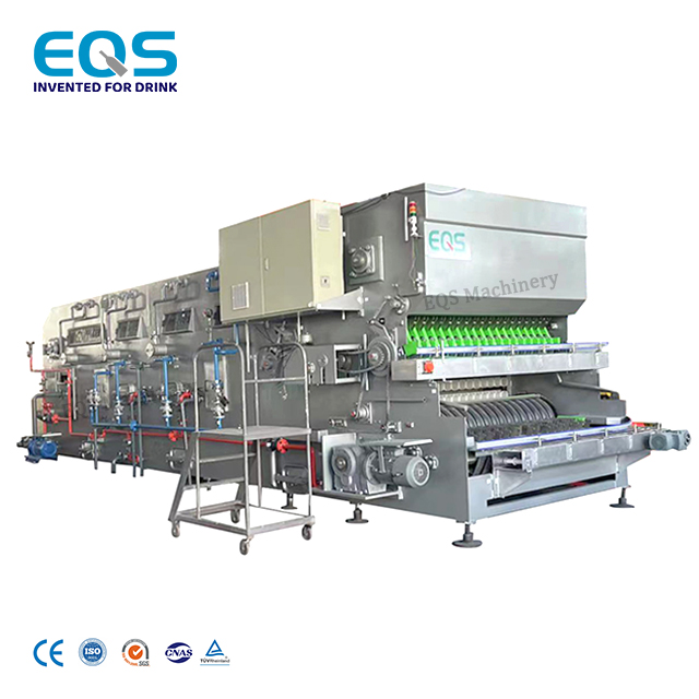 Automatic Recycled Bottle Washing Machine (High-Pressure Water Flow Flushing Type)