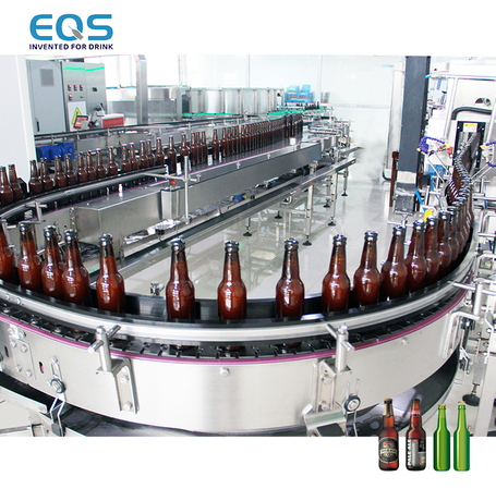 Automatic Beer Brewing Glass Bottle Line Beer Filling Machines For Production Machinery Line