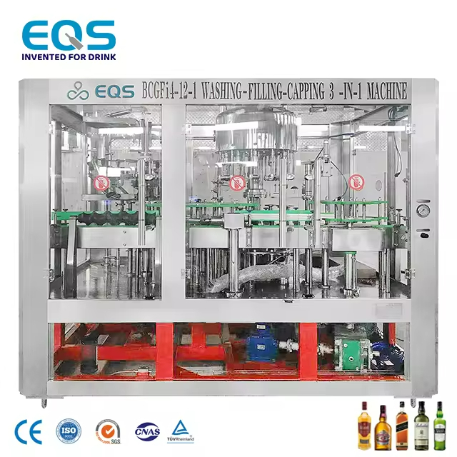 Automatic Quality High speed Glass Bottle whisky liquor bottle filling machine