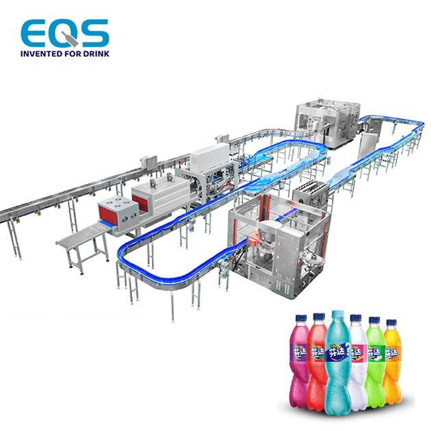 Carbonated Beverages Production Line Soft Drink Sparking Water Bottling Making Machine