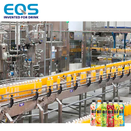 Manufacturer 500ml Round Plastic Juice Tea Bottling Hot Filling Machine Production Line