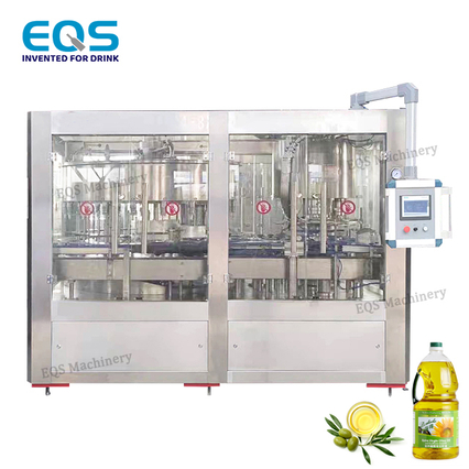 High Quality Completely Automatic Plastic Bottle cooking oil filling machine